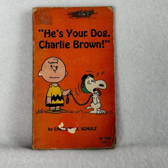 Scholastic Other - Charles M Schulz Paperback He's Your Dog Charlie Brown Scholastic 1968 Book